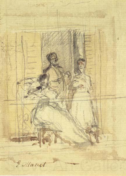 Edouard Manet Etude Pour 'Le balcon' (mk40)
